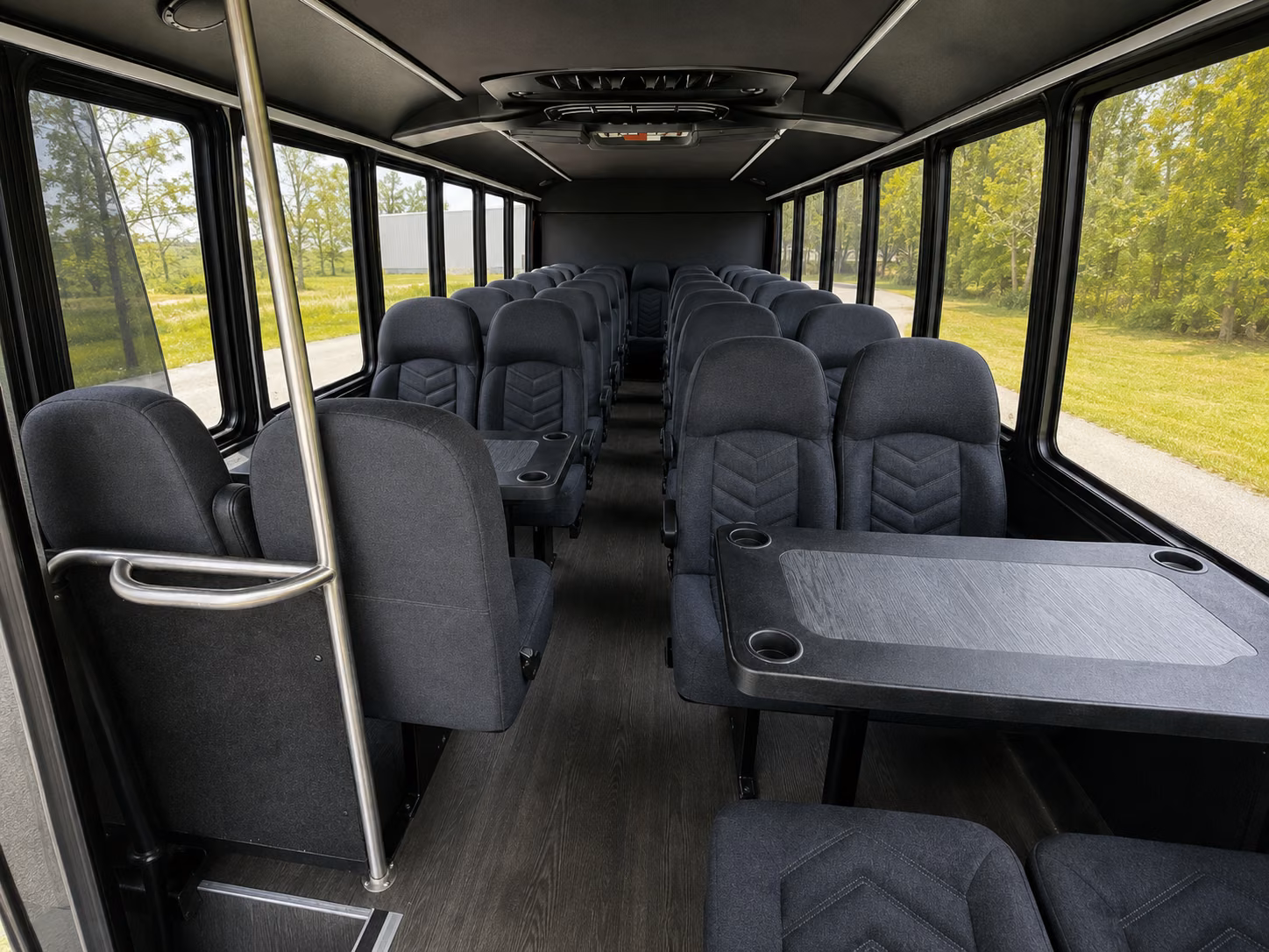 harlingen 15 passenger minibus inside