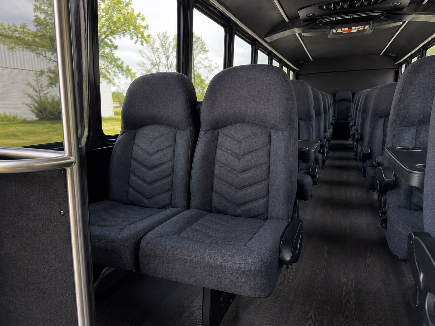 harlingen 18 passenger minibus interior