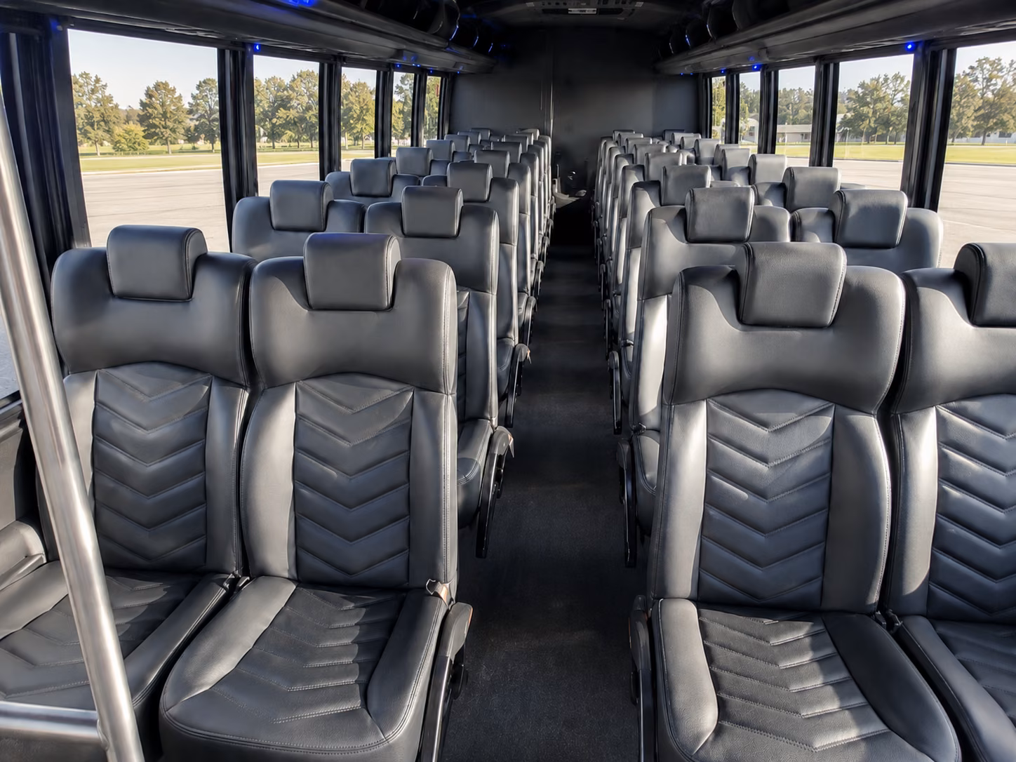 harlingen 20 passenger minibus inside