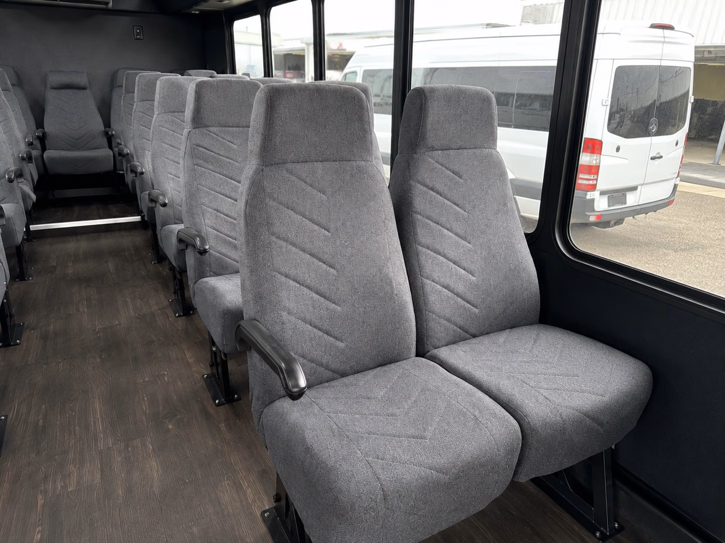 harlingen 20 passenger minibus interior
