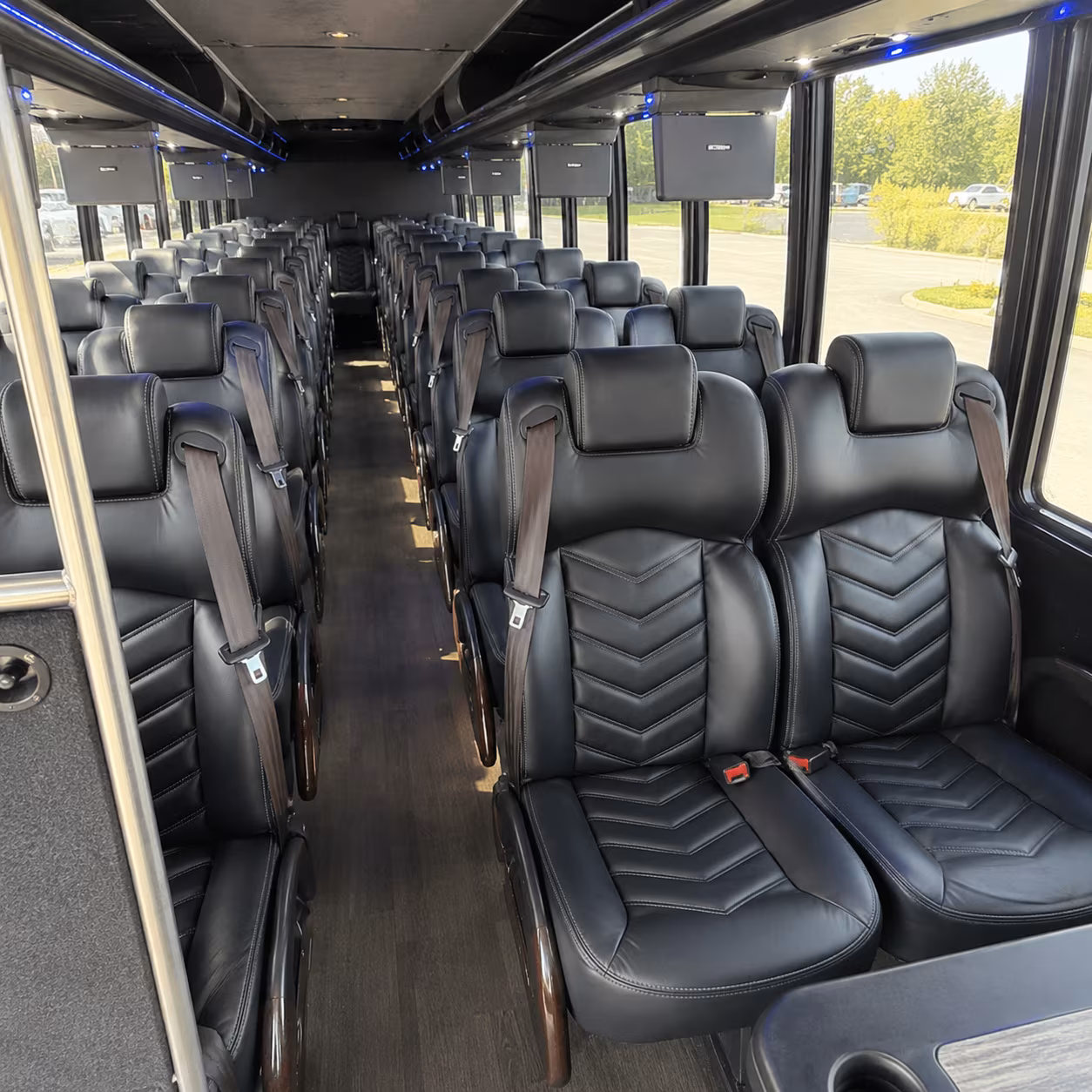 harlingen 25 passenger minibus interior