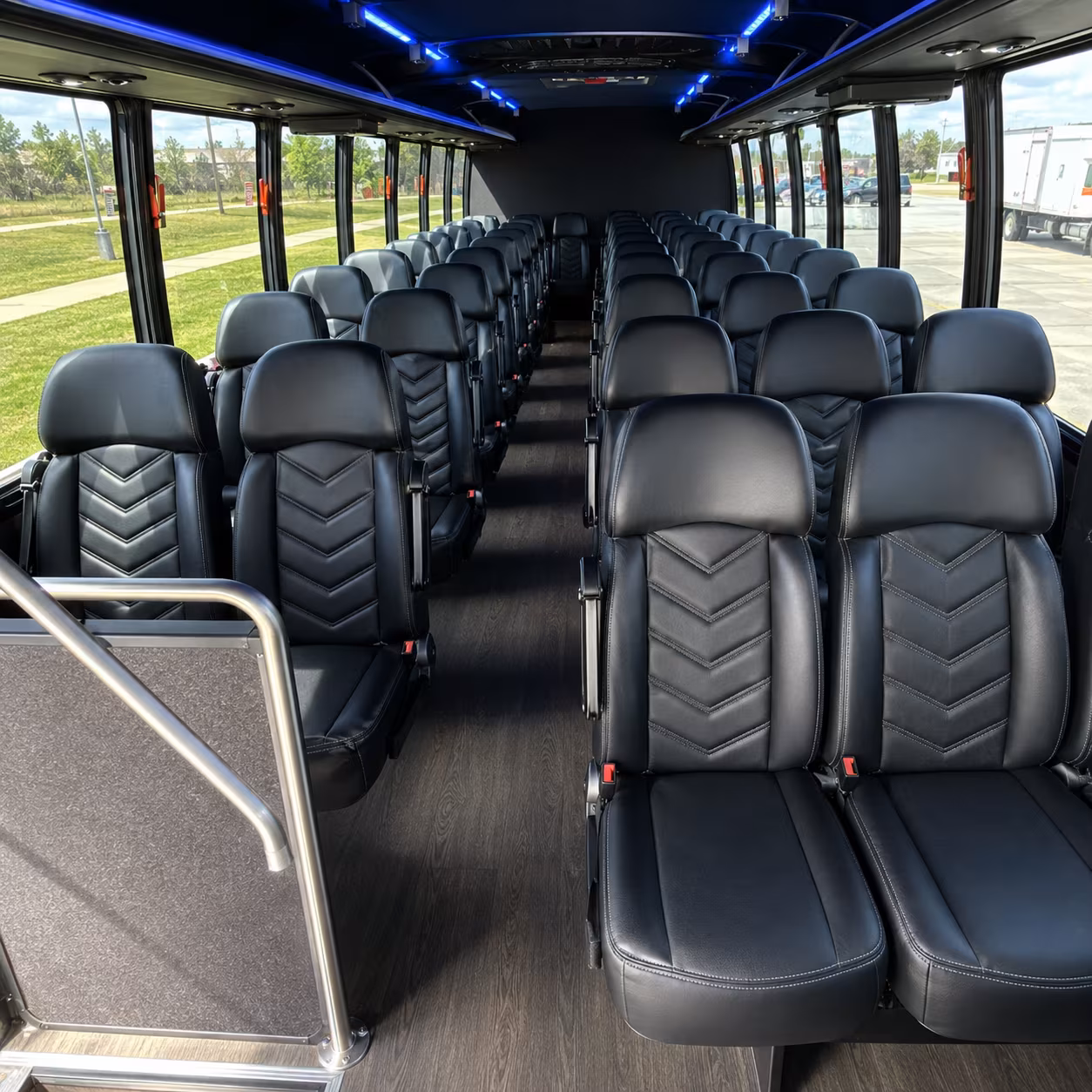 harlingen 30 passenger minibus interior