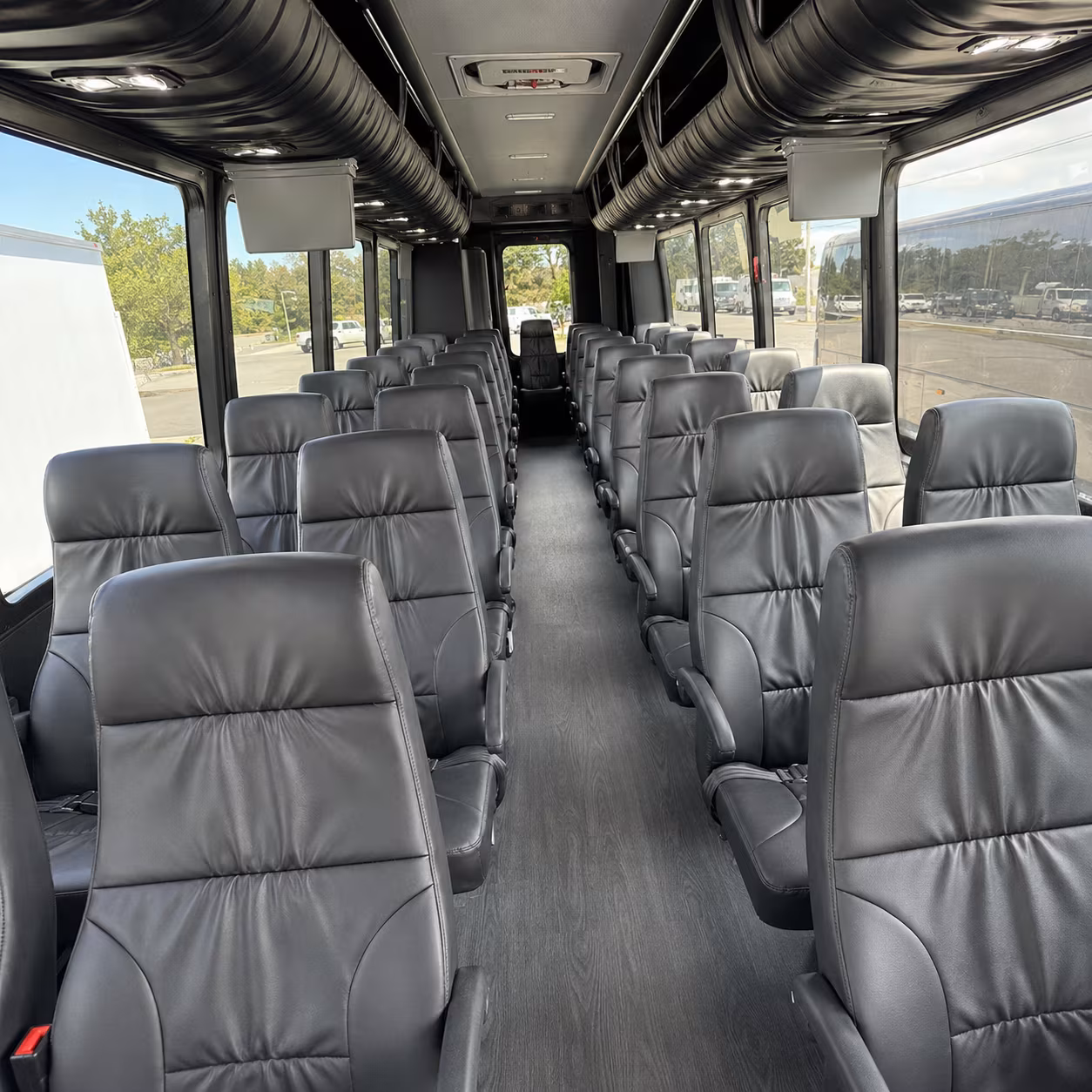 harlingen 35 passenger minibus inside