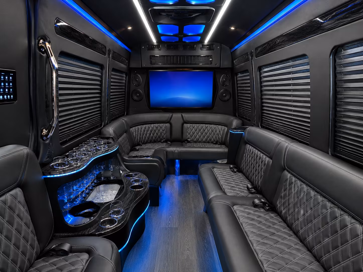 harlingen sprinter limousine interior