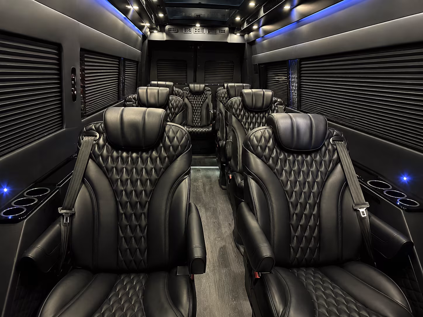 harlingen sprinter van with driver inside