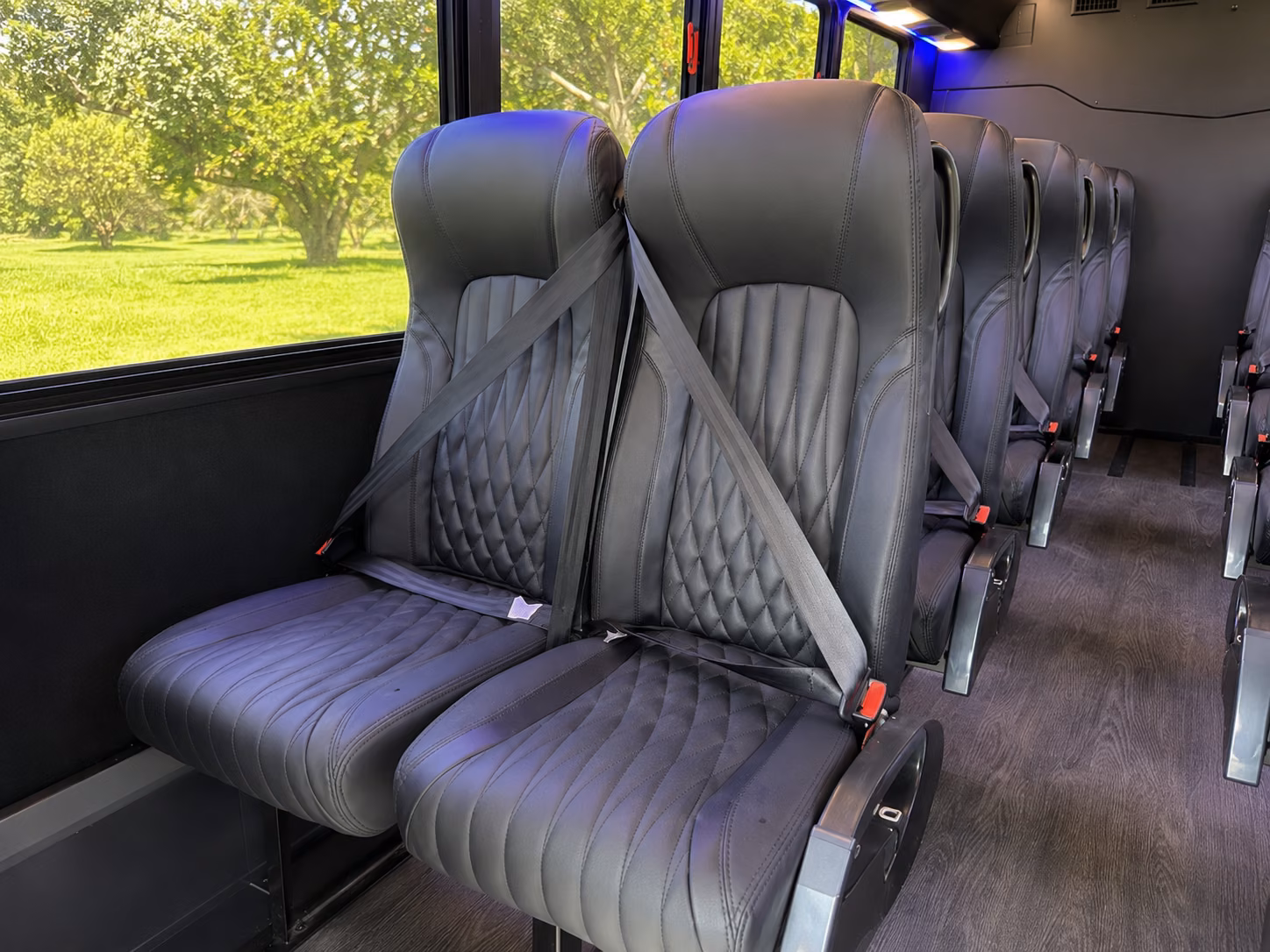 shuttle buses for harlingen wedding guests between hotels and venues